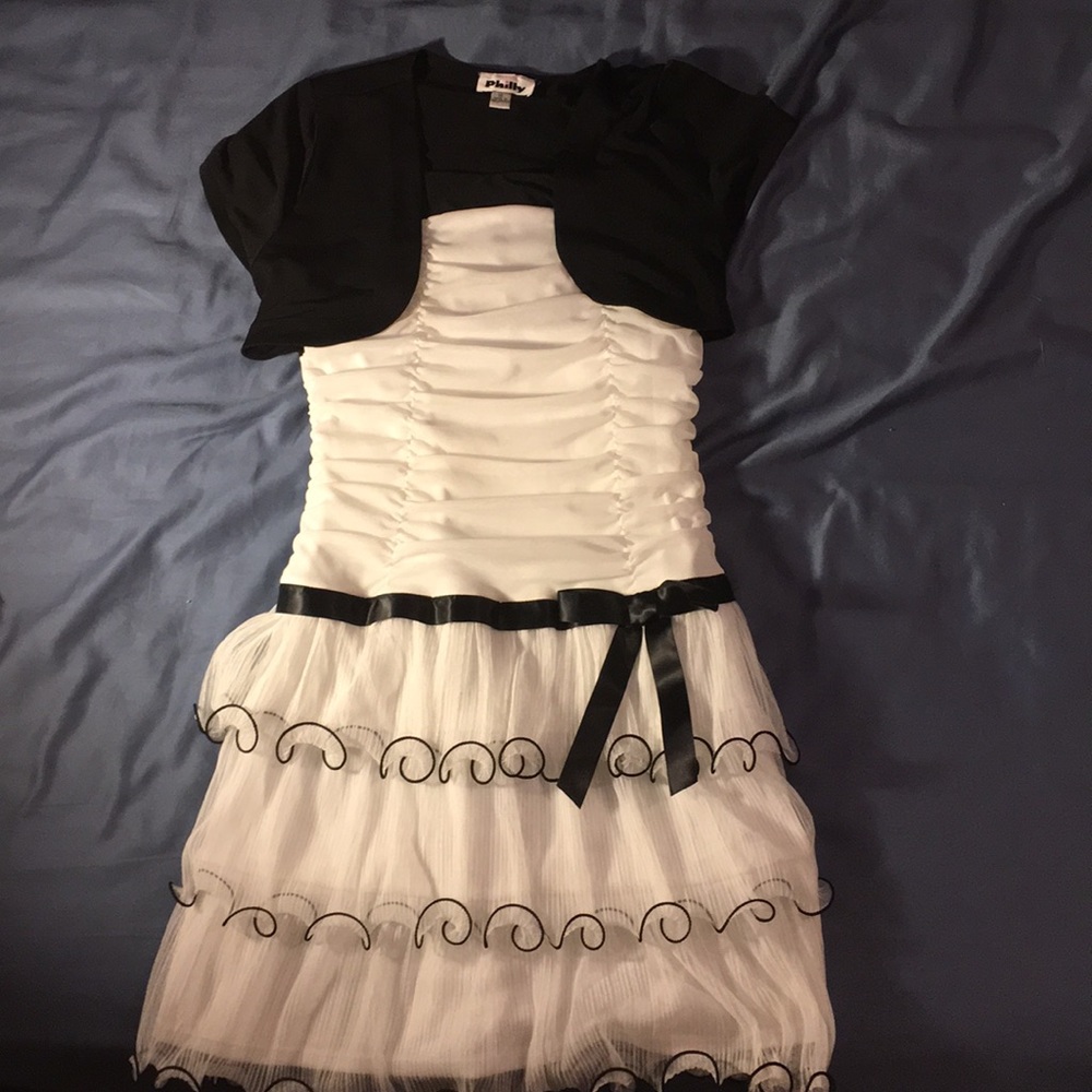 Black and White Children’s Dress